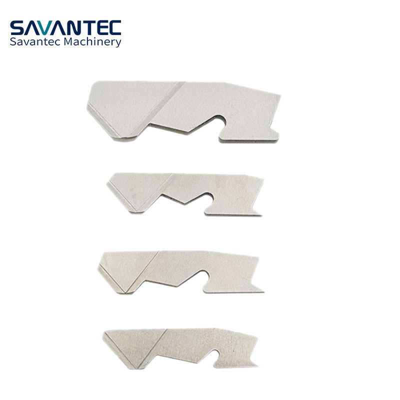 Zilveren met een snelheidsmetalen combinatie van een gat in het metaal, met afwerpbladen Savantec 26.0-50.0-S