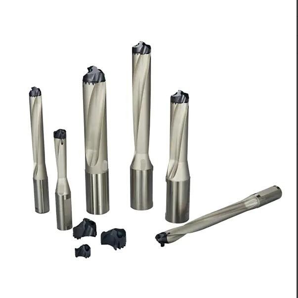 1.5D 3D Carbide Indexable Carbide Cutting Head Drills gebruikt voor hoge snelheid boren